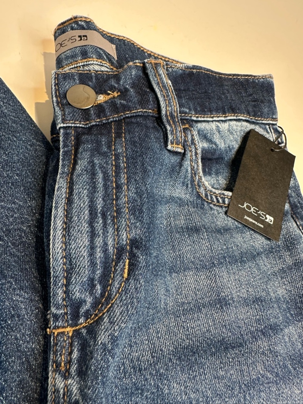 Joe's Jeans Indigo Blue Straight-Leg Denim